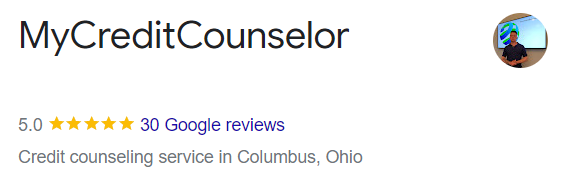 My Credit Counselor Great Reviews