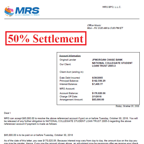 NCT Settlement 50%