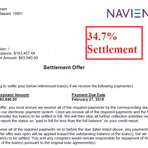 Navient Feb settlement